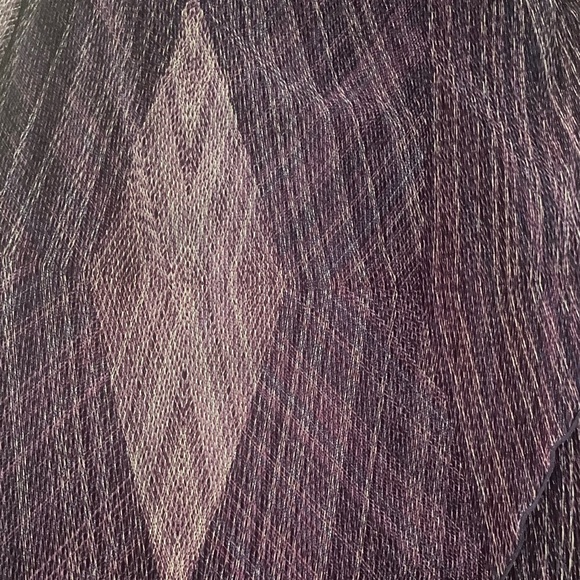 Women’s asymmetrical spaghetti strap plum colored dress - Picture 4 of 4